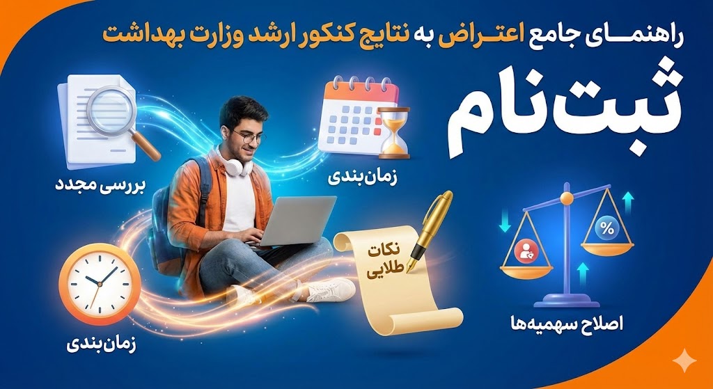 اعتراض به نتایج کنکور ارشد وزارت بهداشت ۱۴۰۵ | نحوه اعتراض به نتایج کنکور ارشد وزارت بهداشت ۱۴۰۵ | نحوه