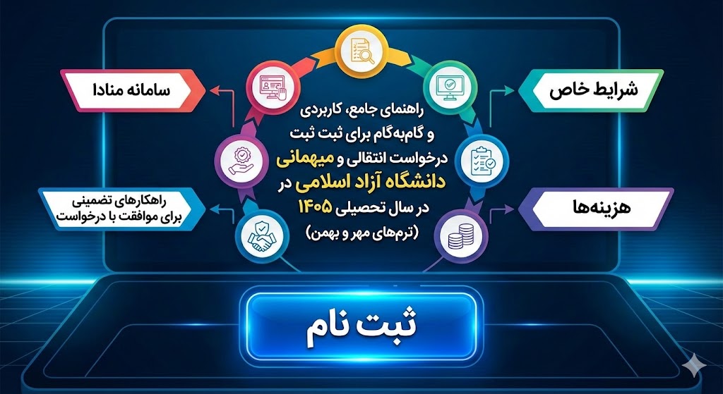 انتقالی دانشگاه آزاد ۱۴۰۵ | نیمسال اول و دوم انتقالی دانشگاه آزاد ۱۴۰۵ | نیمسال اول و دوم