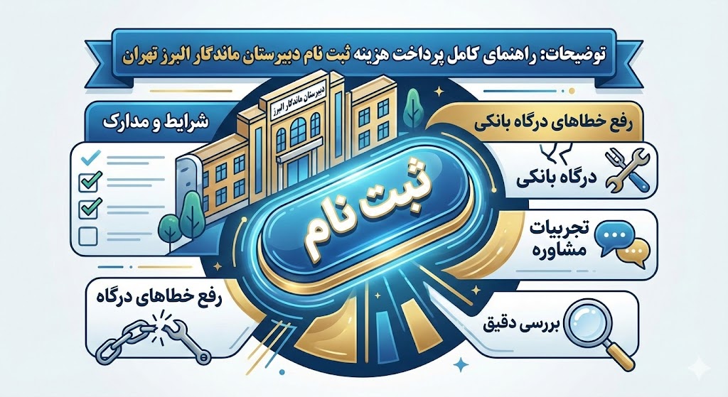 هزینه ثبت نام دبیرستان ماندگار البرز تهران ۱۴۰۵ ۱۴۰۶ هزینه ثبت نام دبیرستان ماندگار البرز تهران ۱۴۰۵ ۱۴۰۶