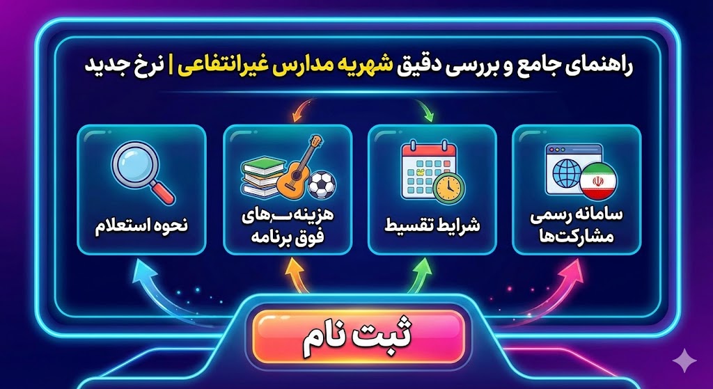 شهریه مدارس غیرانتفاعی ۱۴۰۵ ۱۴۰۶ | نرخ جدید شهریه مدارس غیرانتفاعی ۱۴۰۵ ۱۴۰۶ | نرخ جدید