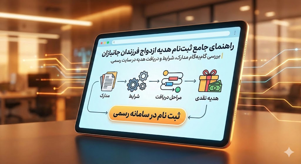 ثبت نام هدیه ازدواج فرزندان جانبازان ۱۴۰۵ | سایت ثبت نام ثبت نام هدیه ازدواج فرزندان جانبازان ۱۴۰۵ | سایت ثبت نام