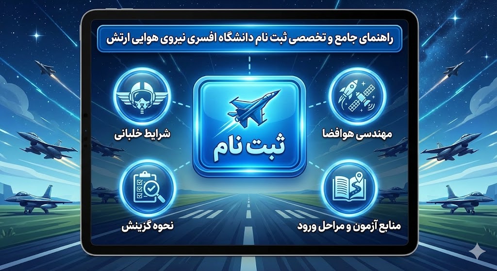 ثبت نام دانشگاه افسری نیروی هوایی ارتش ۱۴۰۵ ثبت نام دانشگاه افسری نیروی هوایی ارتش ۱۴۰۵