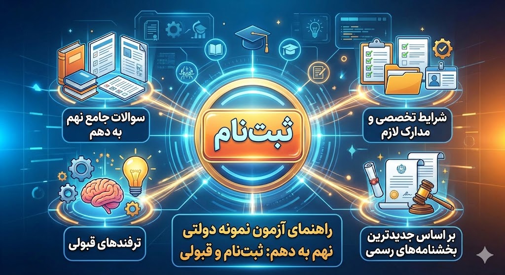 سوالات آزمون تکمیل ظرفیت نمونه دولتی نهم به دهم ۱۴۰۵ سوالات آزمون تکمیل ظرفیت نمونه دولتی نهم به دهم ۱۴۰۵