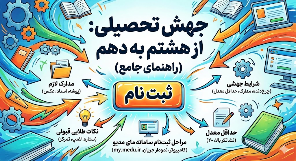 شرایط جهشی خواندن در هشتم به دهم ۱۴۰۵ ۱۴۰۶ شرایط جهشی خواندن در هشتم به دهم ۱۴۰۵ ۱۴۰۶