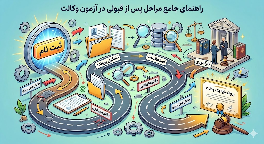 بعد از قبولی در آزمون وکالت چه می شود؟ بعد از قبولی در آزمون وکالت چه می شود؟