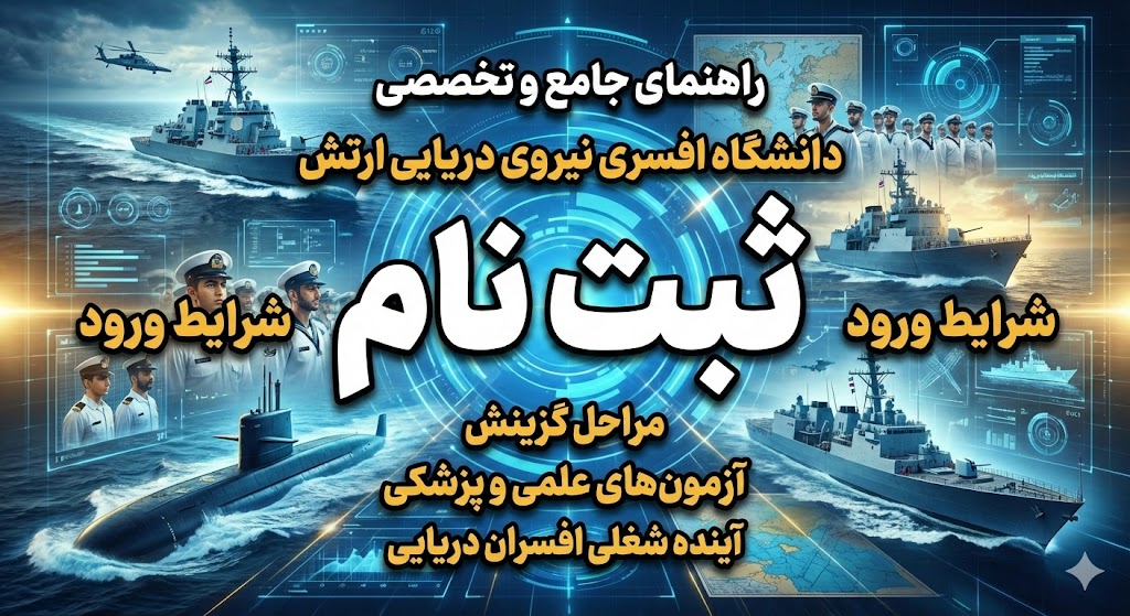 ثبت نام دانشگاه افسری نیروی دریایی ارتش ۱۴۰۵ ثبت نام دانشگاه افسری نیروی دریایی ارتش ۱۴۰۵