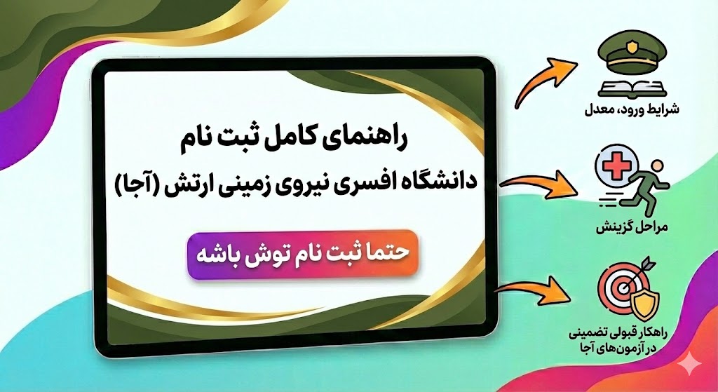 ثبت نام دانشگاه افسری نیروی زمینی ارتش ۱۴۰۵ ثبت نام دانشگاه افسری نیروی زمینی ارتش ۱۴۰۵