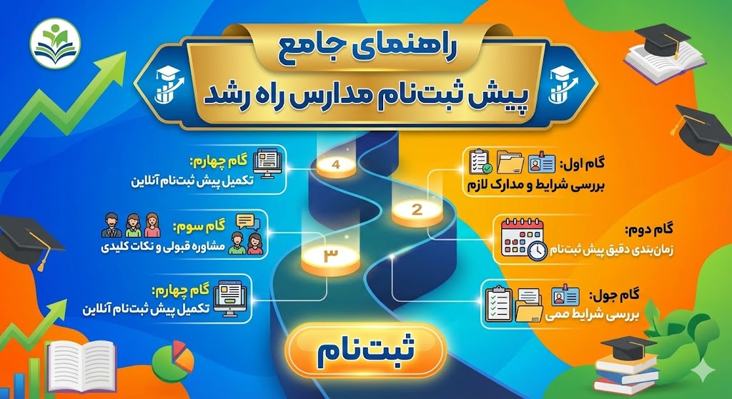 پیش ثبت نام مدارس راه رشد ۱۴۰۵ ۱۴۰۶ پیش ثبت نام مدارس راه رشد ۱۴۰۵ ۱۴۰۶