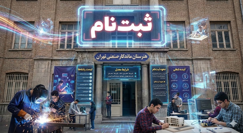 هنرستان ماندگار صنعتی تهران چه رشته هایی دارد؟ هنرستان ماندگار صنعتی تهران چه رشته هایی دارد؟