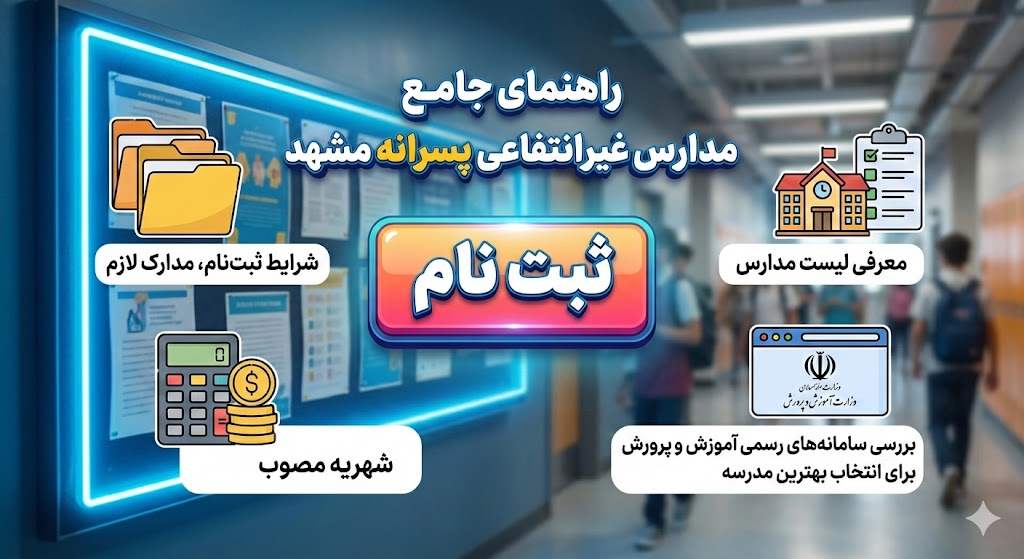لیست مدارس غیرانتفاعی پسرانه مشهد لیست مدارس غیرانتفاعی پسرانه مشهد