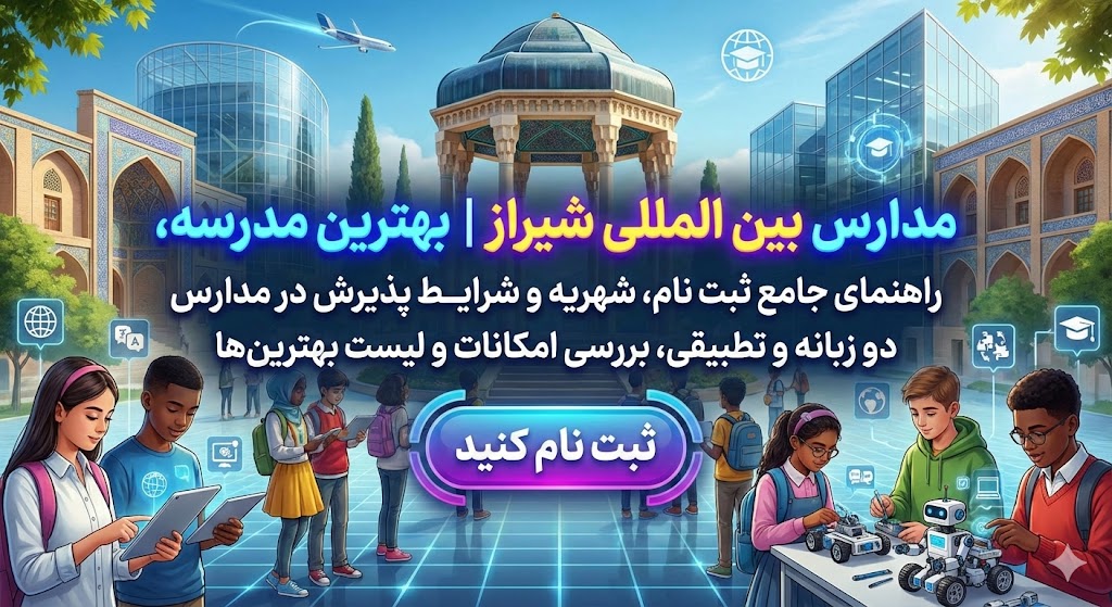 مدارس بین المللی شیراز ۱۴۰۵ | بهترین مدرسه مدارس بین المللی شیراز ۱۴۰۵ | بهترین مدرسه