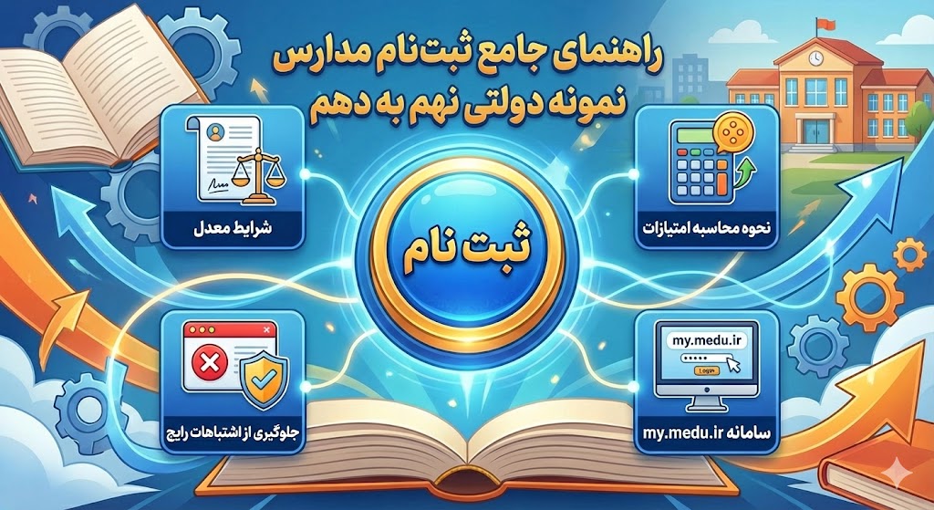 نحوه ی ثبت نام نمونه دولتی نهم به دهم | شرایط معدل نحوه ی ثبت نام نمونه دولتی نهم به دهم | شرایط معدل