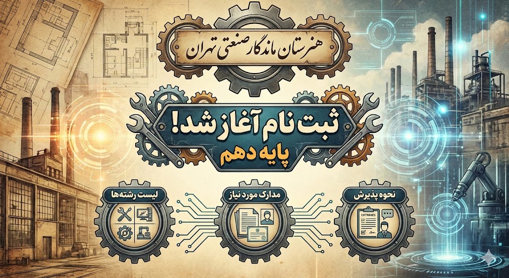شرایط ثبت نام هنرستان ماندگار صنعتی تهران ۱۴۰۵ ۱۴۰۶ شرایط ثبت نام هنرستان ماندگار صنعتی تهران ۱۴۰۵ ۱۴۰۶