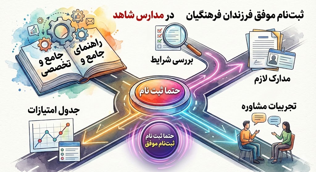 نحوه امتیازدهی فرهنگیان در پذیرش مدارس شاهد ۱۴۰۵ نحوه امتیازدهی فرهنگیان در پذیرش مدارس شاهد ۱۴۰۵