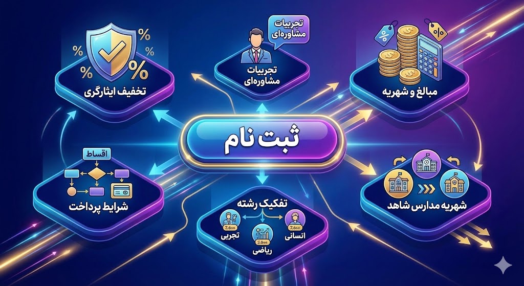 شهریه مدارس متوسطه دوم مدارس شاهد ۱۴۰۵ | تفکیک رشته شهریه مدارس متوسطه دوم مدارس شاهد ۱۴۰۵ | تفکیک رشته