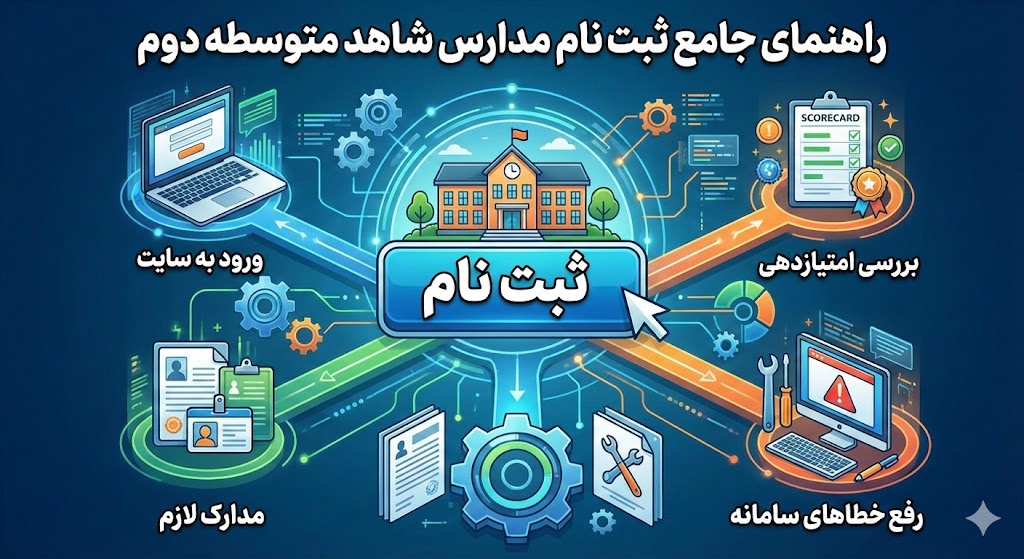 سایت ثبت نام مدارس شاهد متوسطه دوم ۱۴۰۵ سایت ثبت نام مدارس شاهد متوسطه دوم ۱۴۰۵