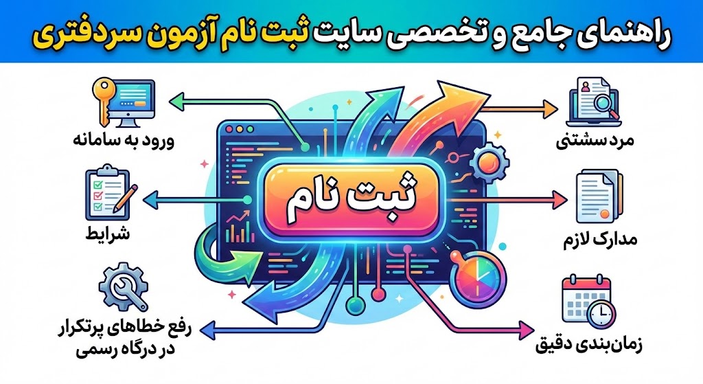 سایت ثبت نام آزمون سردفتری ۱۴۰۵ | ورود به سامانه سایت ثبت نام آزمون سردفتری ۱۴۰۵ | ورود به سامانه