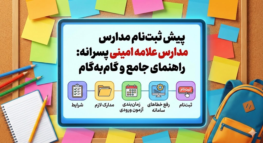 پیش ثبت نام مدارس علامه امینی پسرانه پیش ثبت نام مدارس علامه امینی پسرانه