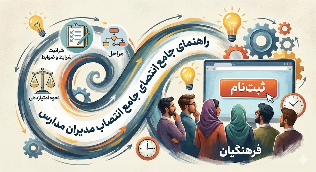 بخشنامه انتصاب و انتخاب مدیران مدارس ۱۴۰۵ ۱۴۰۶ بخشنامه انتصاب و انتخاب مدیران مدارس ۱۴۰۵ ۱۴۰۶
