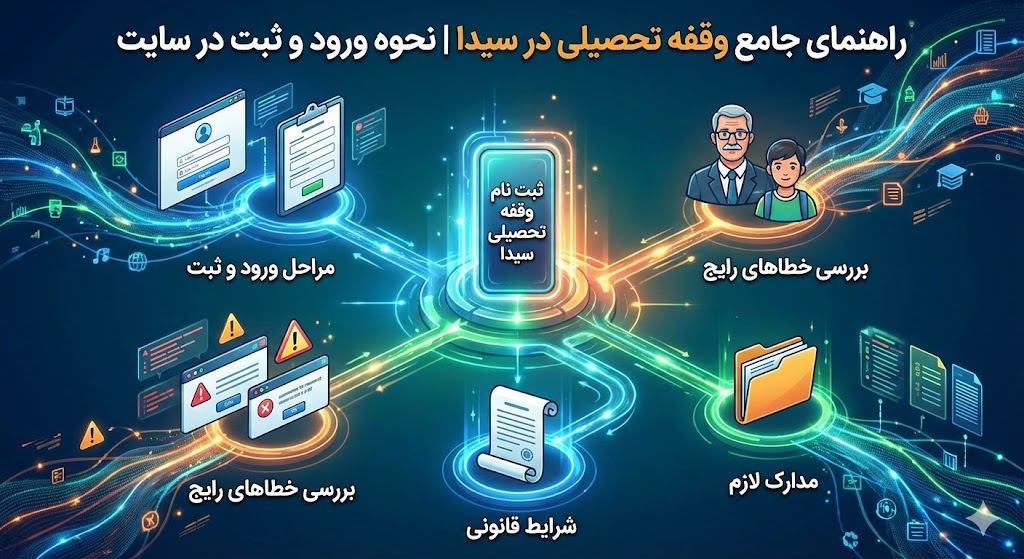 وقفه تحصیلی در سیدا | نحوه ورود و ثبت در سایت وقفه تحصیلی در سیدا | نحوه ورود و ثبت در سایت